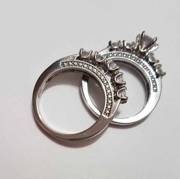 2Pcs/set 925 sterling silver ring! - Picture 6 of 13